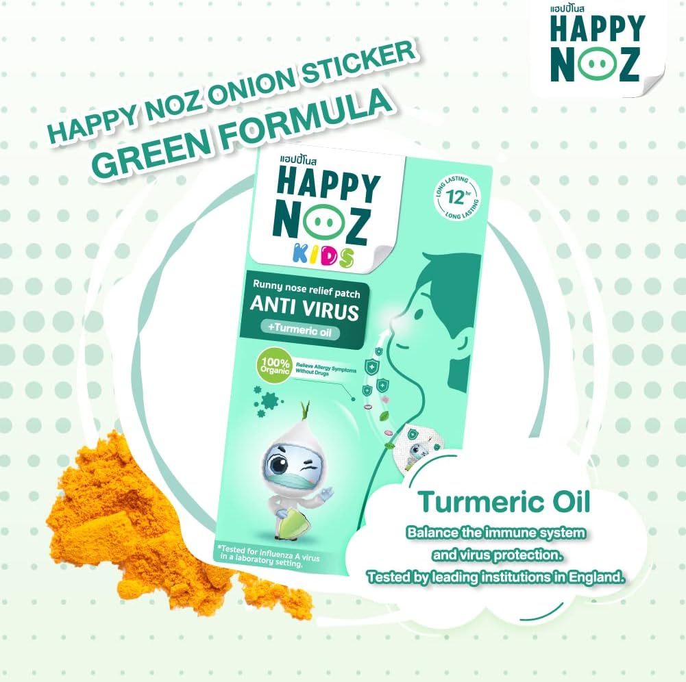 Happy Noz Anti Virus Patch (Green) – Kids