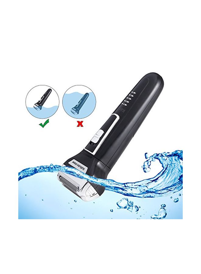 KM6559 USB Rechargeable Trimmer Black/Silver