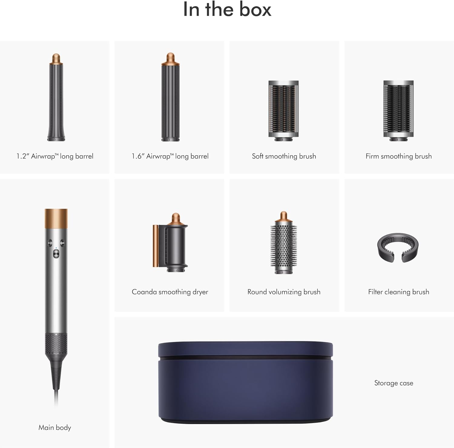 Dyson Airwrap Multi-Styler Complete Long, Nickel/Copper - International Version