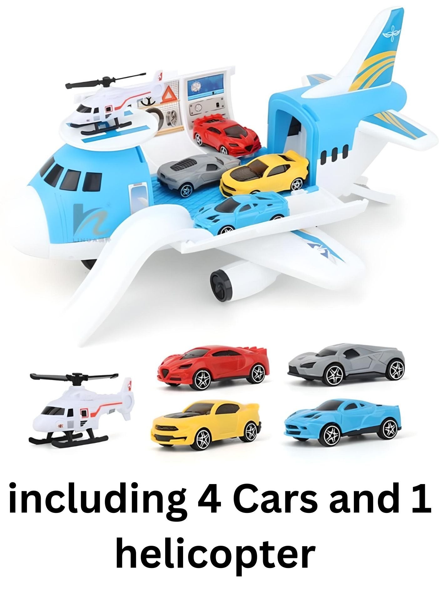 Airplane Cargo Transport Toy - Educational Play Set for Kids