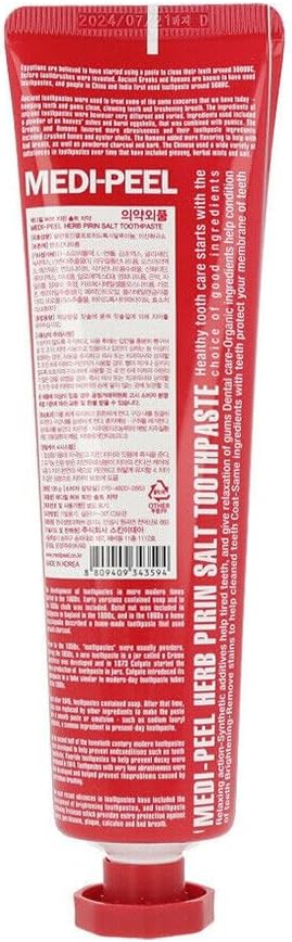 Medi-Peel Herb Prin Salt Toothpaste, 130g, for healthy gum
