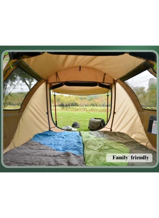 Pop-Up Camping Tent Windproof Waterproof Large Automatic Tent for Hiking Camping for Outdoor Parties Family Camping Tent Outdoor Size: 250*150*105cm