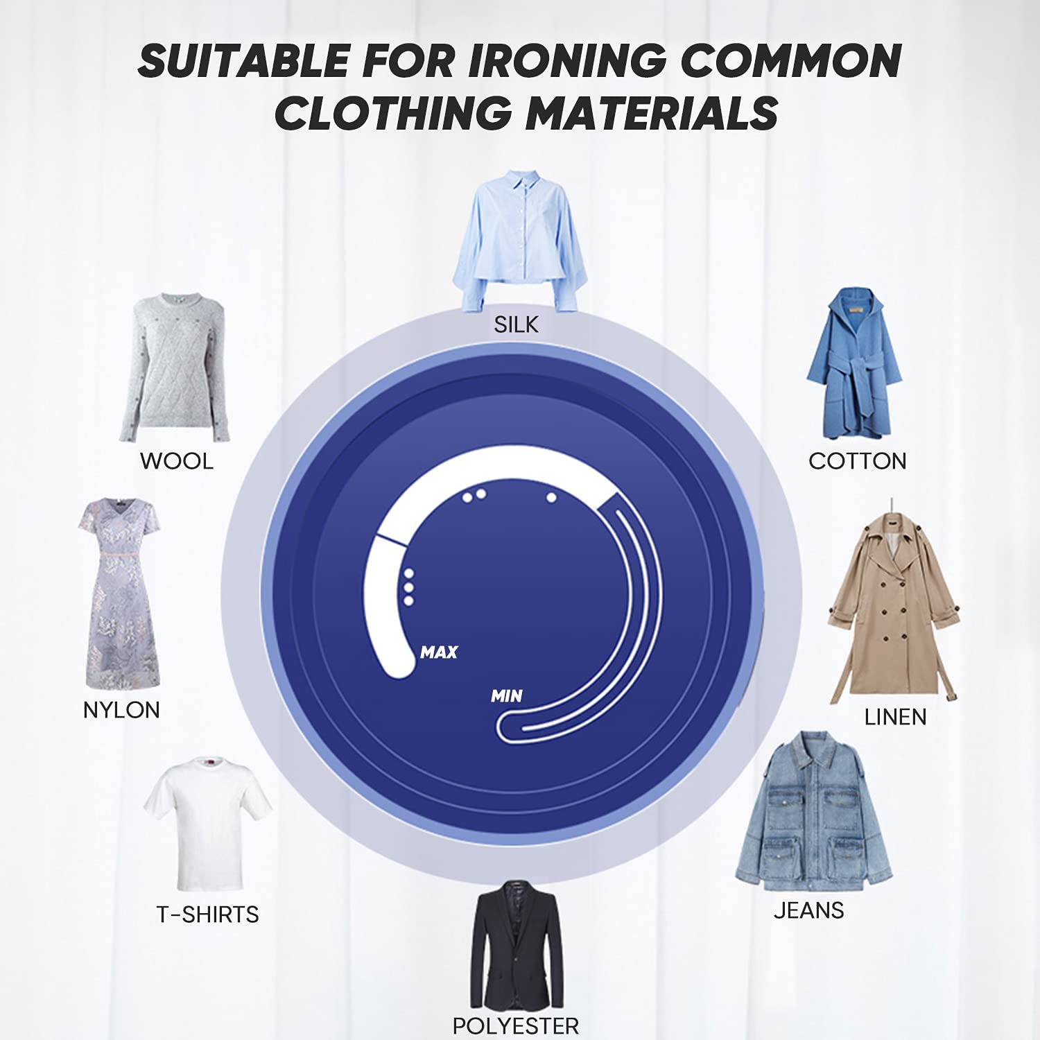 SS-IR850 220-240V 50/660Hz 2200W Non-Stick Coating Soleplate iron