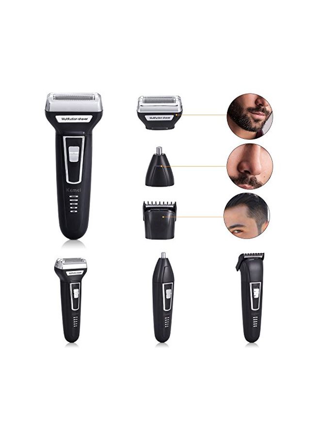 KM6559 USB Rechargeable Trimmer Black/Silver
