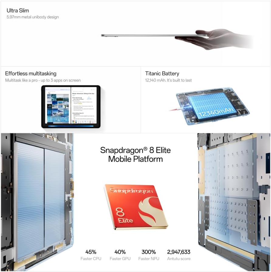 OnePlus Pad 3 256GB 12GB Storm Blue WiFi