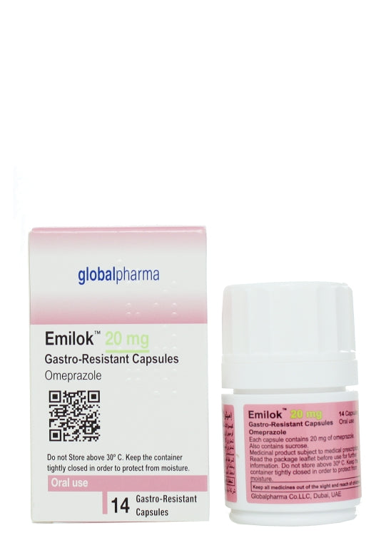 Emilok 20Mg Cap 14S