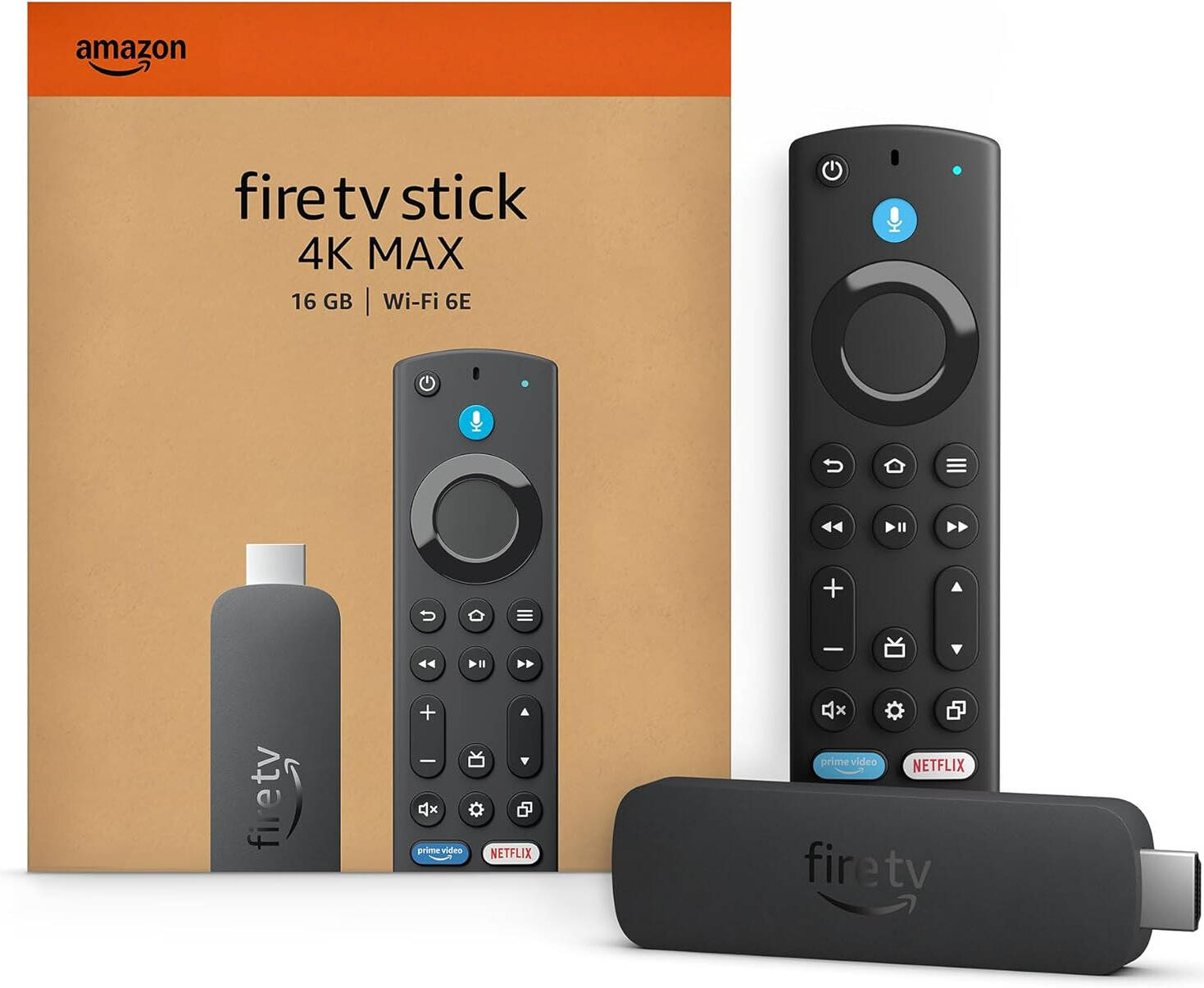 Amazon Fire TV Stick 4K Max streaming device 2nd Generation with 16GB Wi-Fi 6E