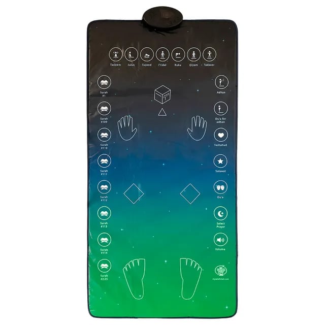 My Salah Mat, Interactive Educational Prayer Mat - Adult and Teen