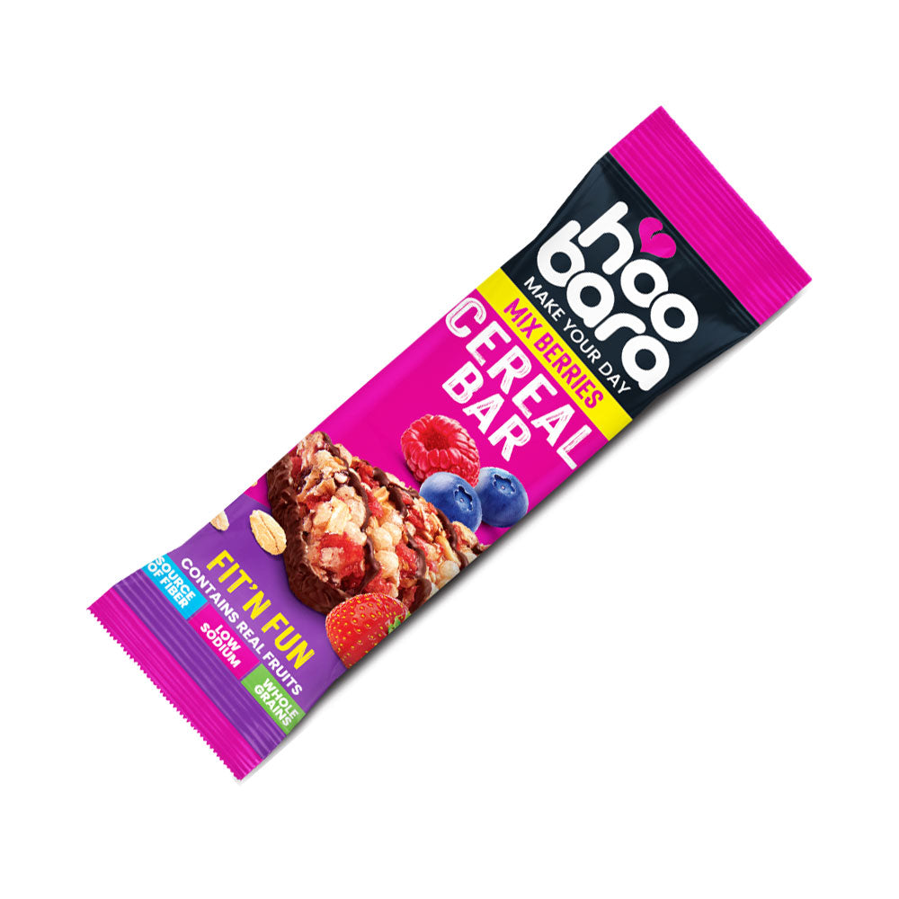 Hoobara Cereal Bar Mix Berries