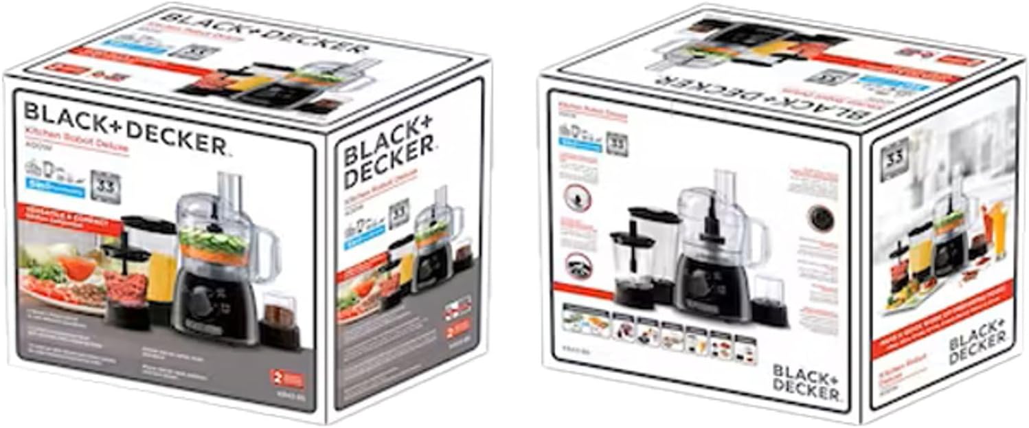 5-In-1 Food Processor With 33 Functions 1.2 L 400.0 W KR43-B5 Black