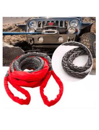 Car Tow Rope Heavy Duty 9MM*6M High Strength Nylon Fiber Synthetic Towing Rope for 4×4 Off-road Vehicle Rescue Size; 16T Diameter: 14mm 6M long
