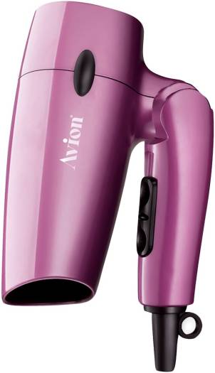 Avion Travel Hair Dryer | Foldable Handle | Narrow Concentrator for Focused Airflow | Quick & Gentle Drying | Easy Handling | 2 Speed Settings,AHD340