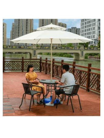 Umbrella Round Garden Parasol for Outdoor Patio Spaces Garden Balcony and Patio Patio Parasol