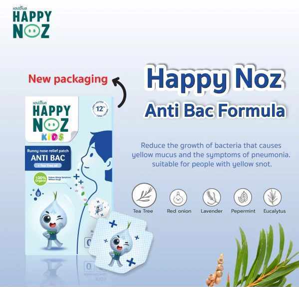 Happy Noz Anti-Bac (Blue) – Kids