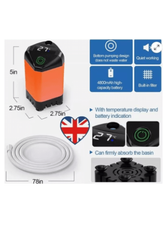 Portable Shower Camping Shower Outdoor Camp Shower Pump Electric Rechargeable
