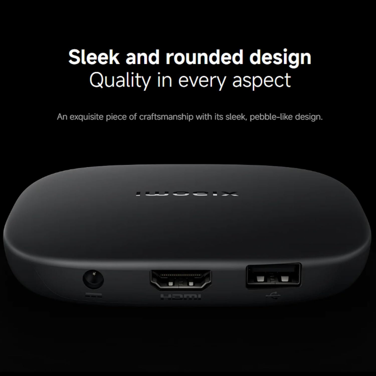 Xiaomi TV Box S 3rd Gen - 4K UHD, Google TV, 32GB Memory, Dolby Vision & Atmos, WiFi 6, HDMI 2.1, Fast Streaming, Compact and Powerful