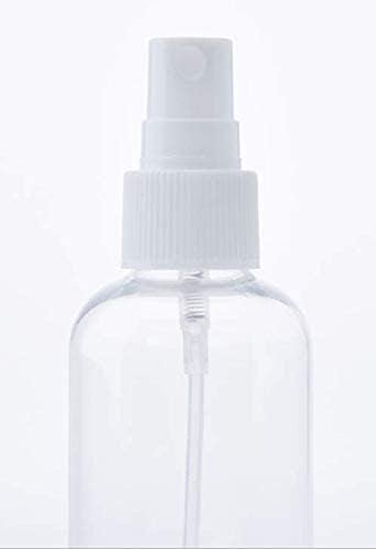ECVV Plastic Spray Bottles,Plastic Spray Clear Empty Fine Mist Mini Travel Bottles Set Refillable Liquid Containers 100ml (3.4oz) (1PACK)