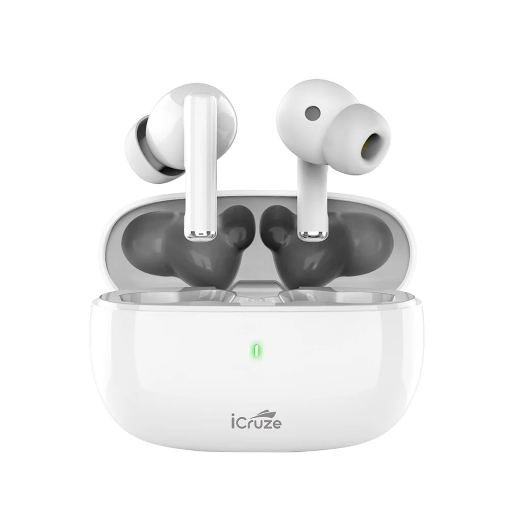 iCruze Aura TWS Earbuds (White)