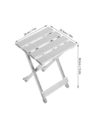 Portable Outdoor Folding Table and 2 Pieces Foldable Chair for Camping Hiking Fishing Picnic