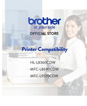 TN-461 أربع خراطيش حبر لطابعات MFC-L8690CDW وL9570CDW وHL-L8360CDW مجموعة كاملة باللون الأسود/السماوي/الأرجواني/الأصفر
