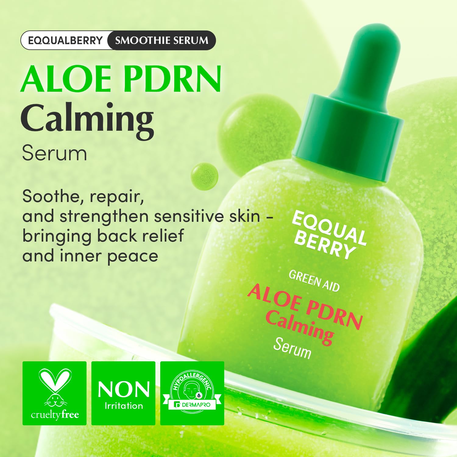 Aloe PDRN Calming Smoothie Serum 30ml – Korean Soothing & Repair Serum
