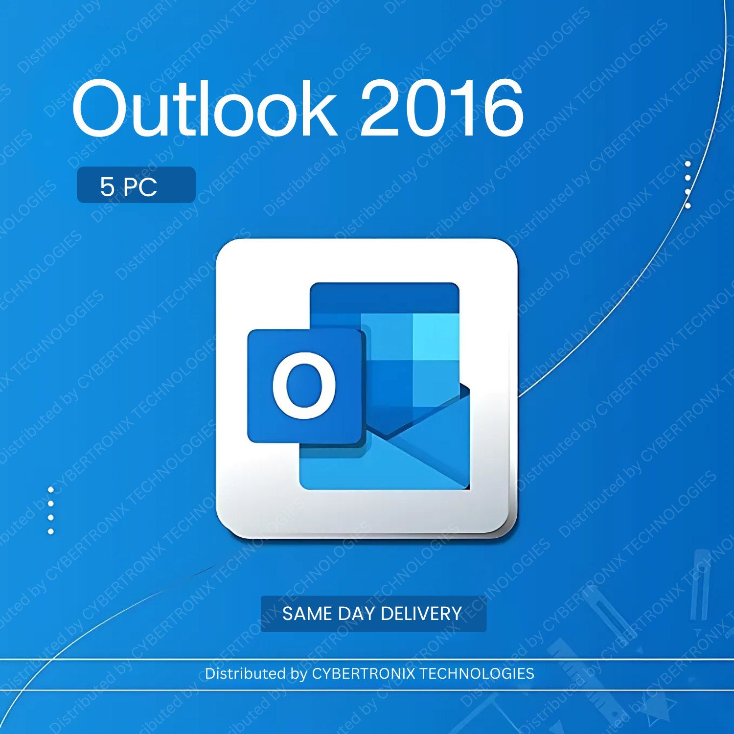 Microsoft Outlook 2016 | 5PCs for Lifetime | Windows | Digital License | Same Day Delivery
