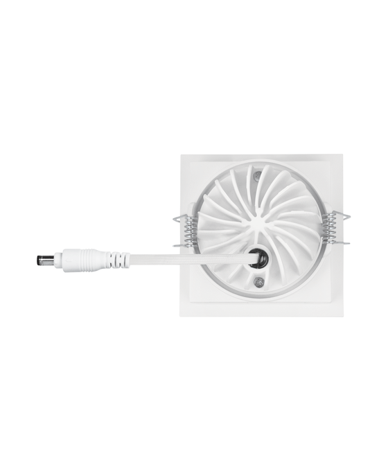 Ledvance 8W LED Spot Square Darklight Adjustable 3000K Recessed Spotlight