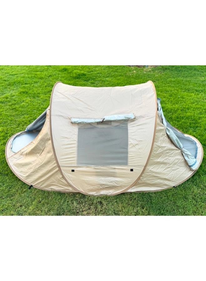 Pop-Up Camping Tent Windproof Waterproof Large Automatic Tent for Hiking Camping for Outdoor Parties Family Camping Tent Outdoor Size: 250*150*105cm