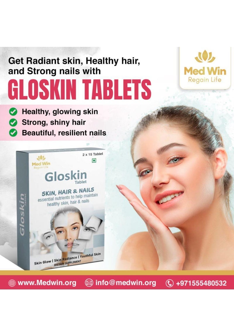 Gloskin Skin Hair Nail Tablet 30s