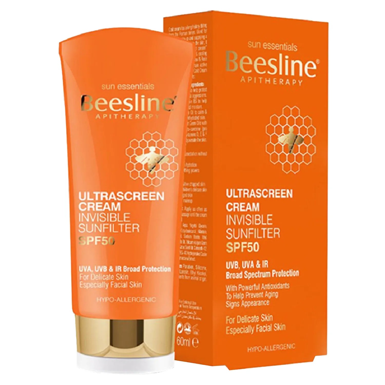 Beesline Ultra Screen Cream Invisible Sunfilter Spf 50 60 Ml Offer Pack