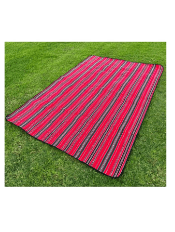 Foldable Picnic Rug Bohemian Picnic Beach Mat Blanket Portable with Carrying Strap Size: 2m*3m