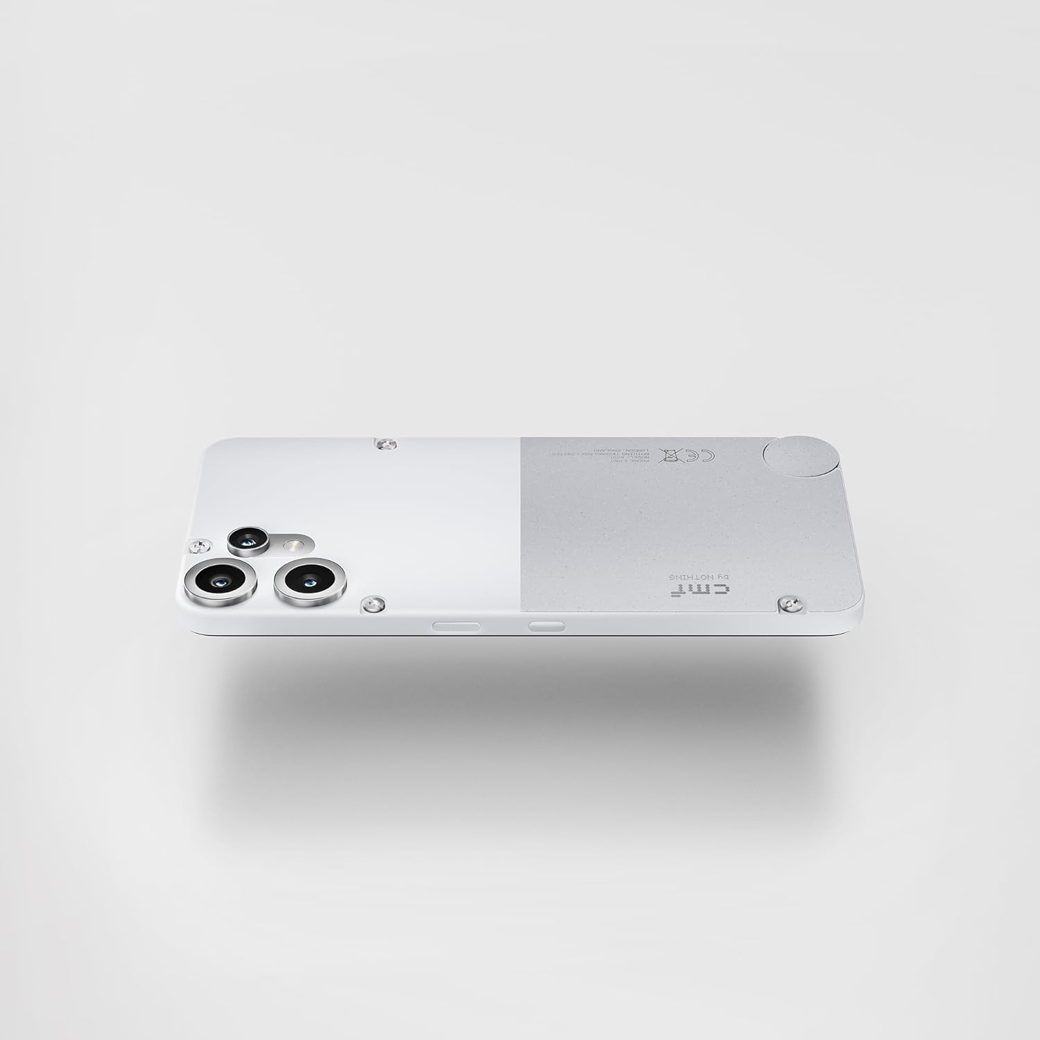CMF Phone 2 Pro 8GB 256GB WHITE, MediaTek Dimensity 7300 Pro 5G, Dual SIM, AMOLED LTPS flexible, screen size 6.77", 1080 x 2392, Three cameras Back camera is 50+50+8MP, Front 16MP WHITE + Buds Pro