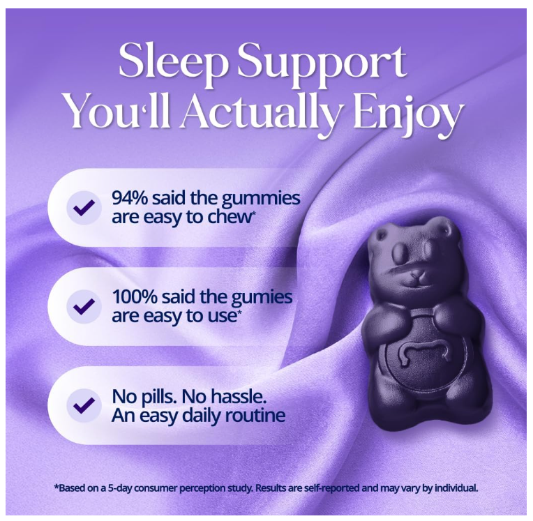 Sleep 5-HTP Amino Gummies 32 Count – Sleep Support & Relaxation Supplement