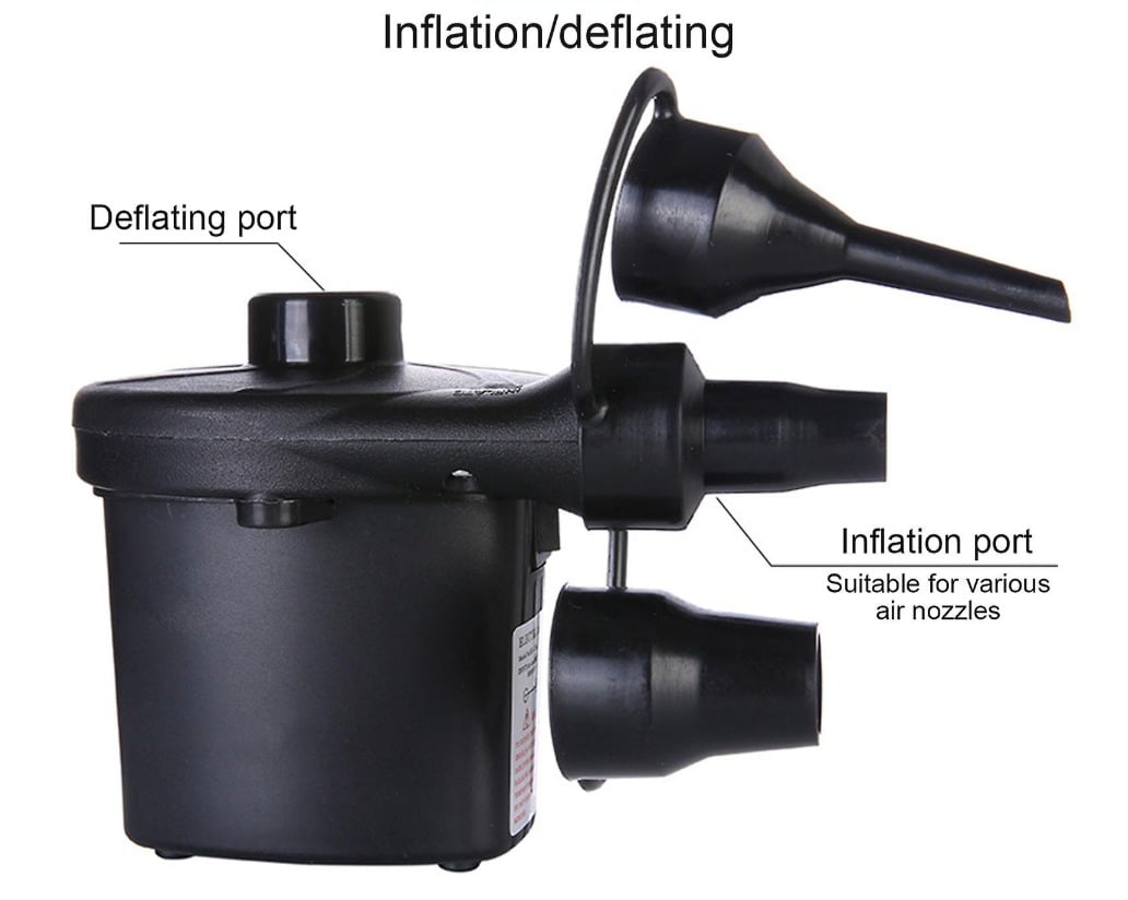 Low Noise Powerful Electric Air Pump Inflator/Deflator for Inflatable Pool Toys