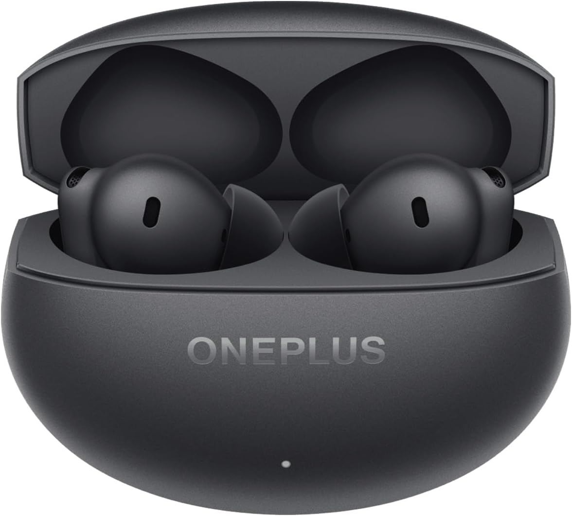 OnePlus Buds 4 Wireless Earbuds,Bass Wave in-Ear Buds,IP55 Tri-Mics AI Earphone,Up to 55dB Adaptive Noise Cancellation,Up to 45Hrs Battery,Grey