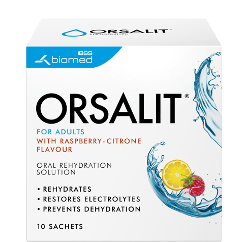 Orsalit Oral Solution Adult Rasp / Lemon 46Gm Sachets 10S