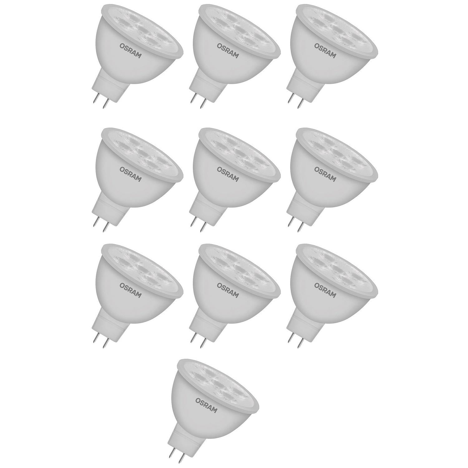 Osram LED MR16 12V Down Light GU5.3 spot light 5.5w 500Lm , 6500K - Pack of 10