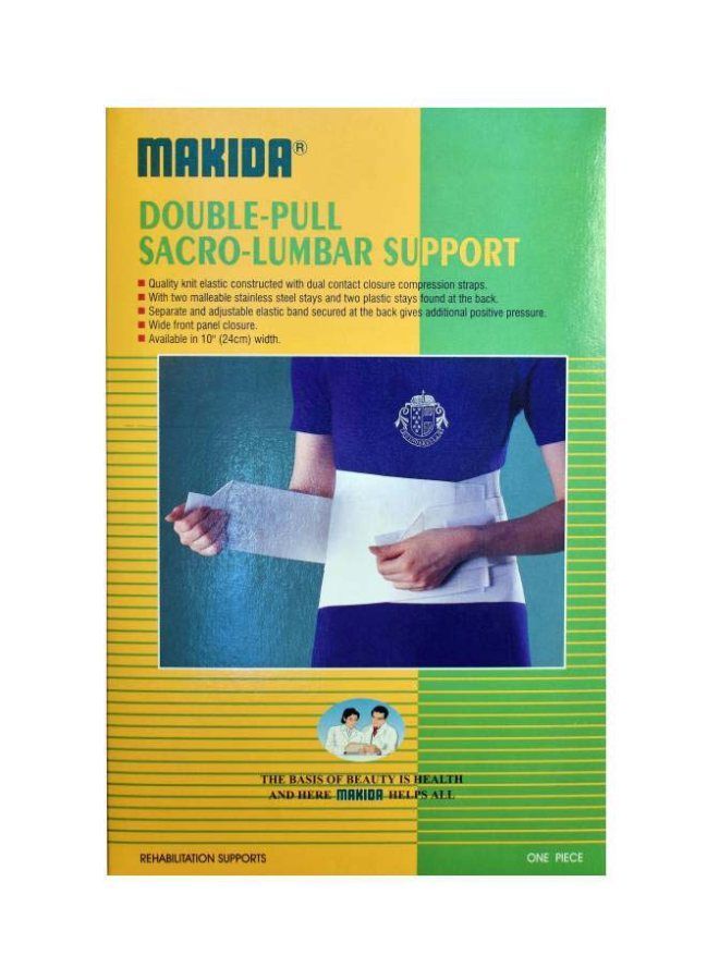 Makida Double Pull Sacro Lumd. Supp 10" (Xl) Rwae1208W