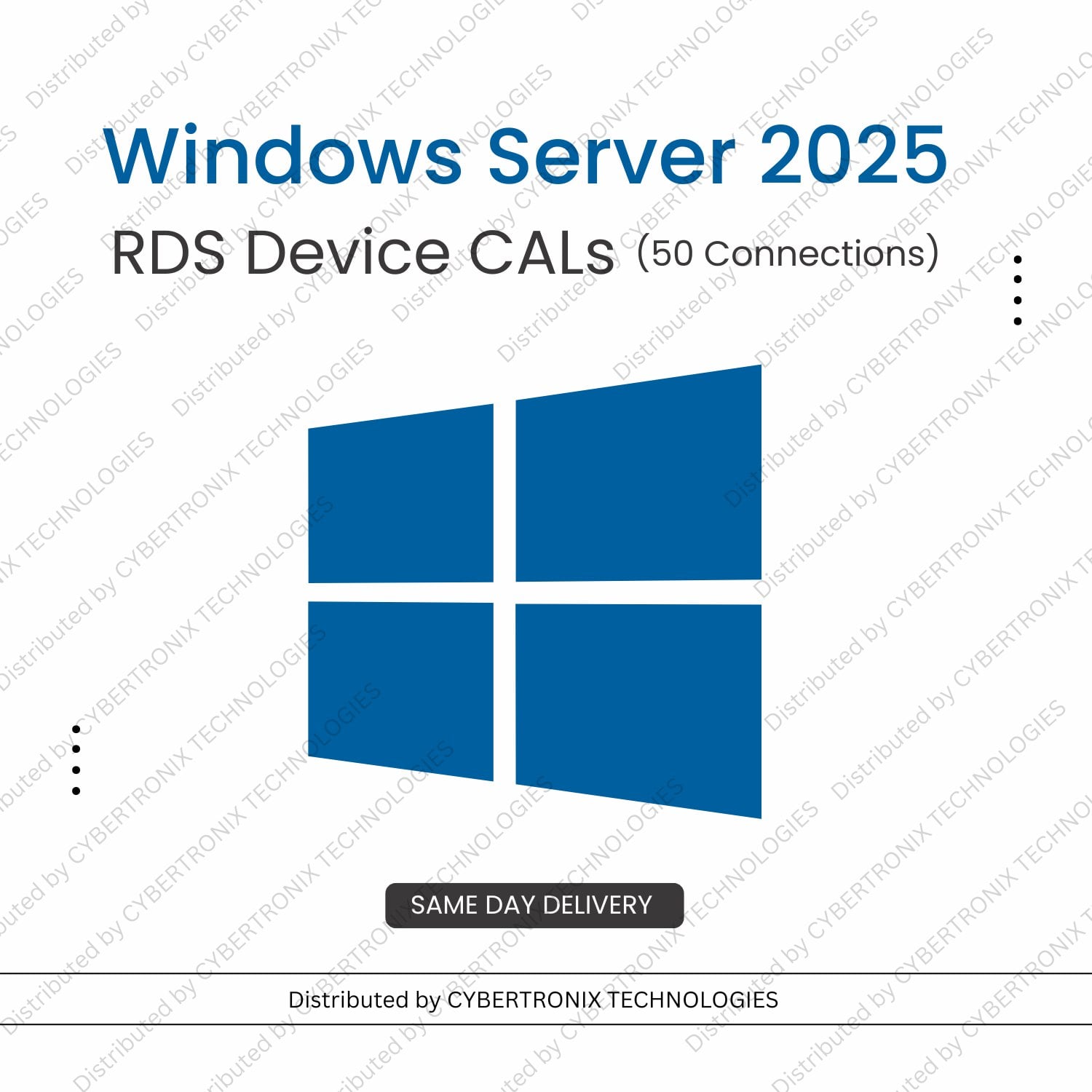 Microsoft Windows Server 2025 RDS Device CALs (50 Connections) | Digital License | SAME DAY DELIVERY