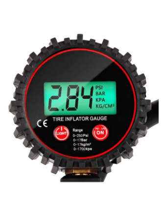 Digital Tire Inflator with Pressure Gauge for Heavy Duty