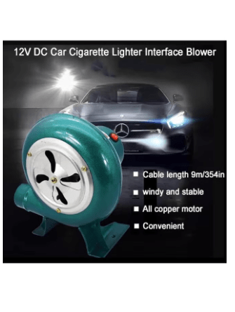 12v Car Fan Grille Fan High Cooling Capacity High Performance Efficiency