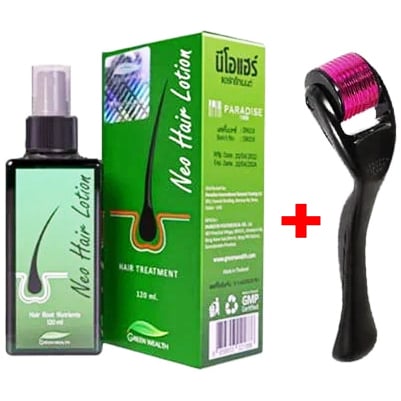 Original Neo Hair Lotion +Derma Hair Roller