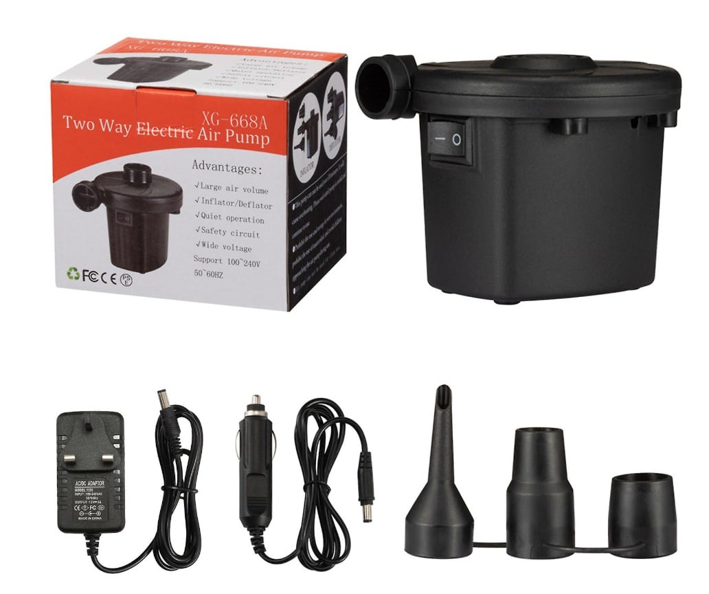 Low Noise Powerful Electric Air Pump Inflator/Deflator for Inflatable Pool Toys
