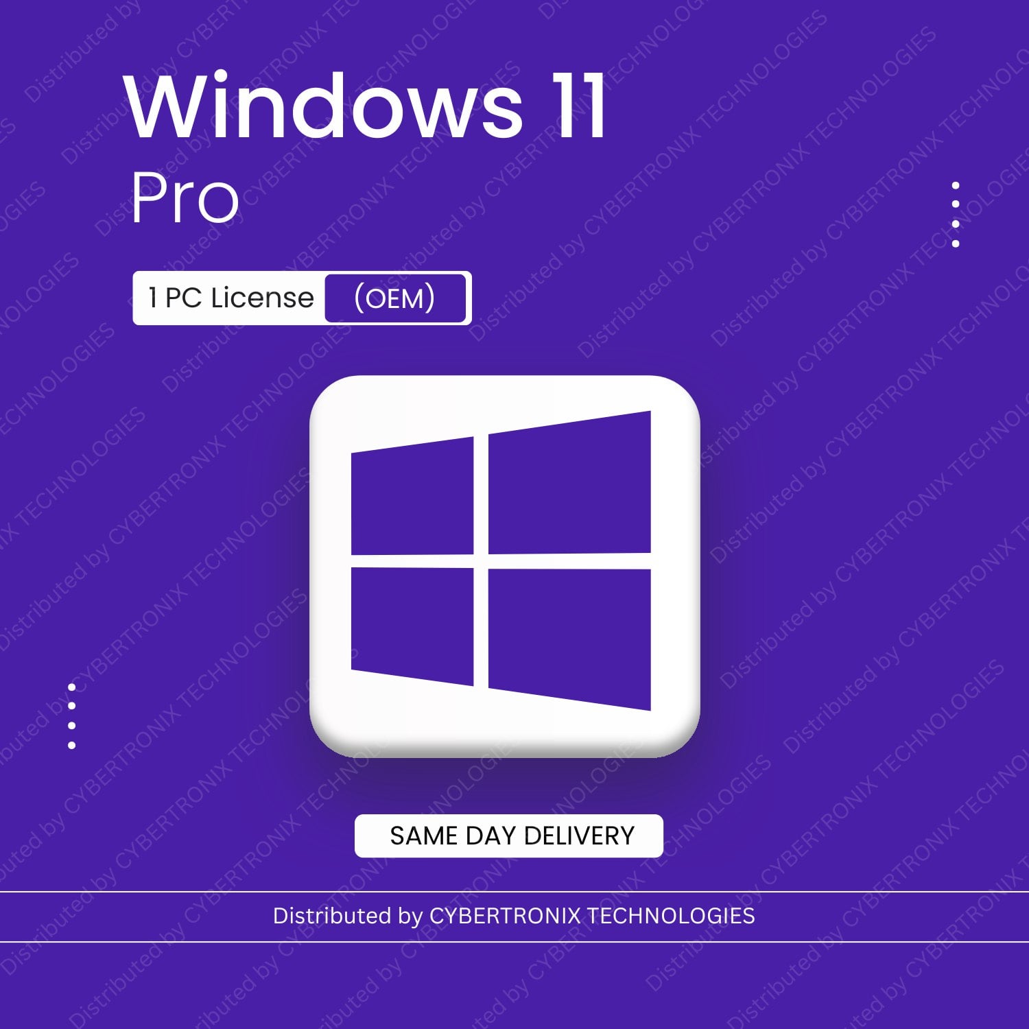 Microsoft Windows 11 Pro | 1 PC License (OEM) | Digital License | SAME DAY DELIVERY