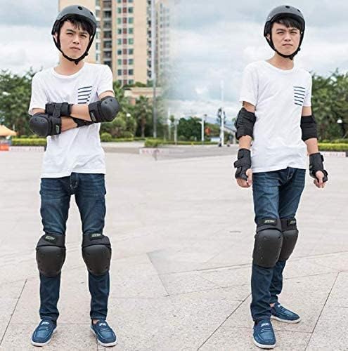 e world unbox happiness 6pcs/set Adults Child Skating Protective Gear Elbow Knee pads wristguard Cycling Skateboard Ice Skating Roller Protector