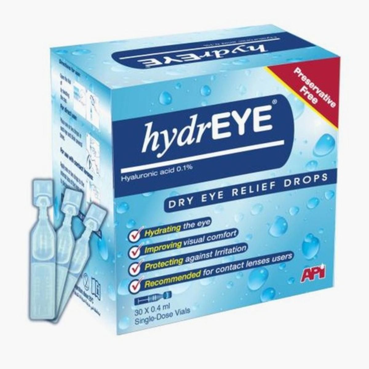 Hydr Eye 30 * 0.4 Ml Single Dose Vials