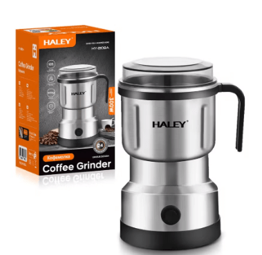 Adjustable Stainless Steel 300W Coffee Bean Grinder Electric Portable Coffee Grinder Multifunctional Mini Grinder Blender