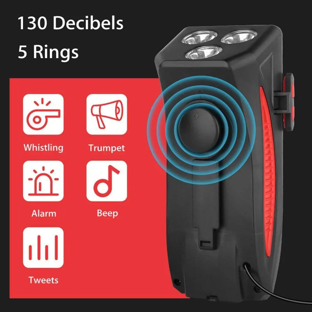 Bike Head Light Multifunctional Cycling Head Lamp Rechargeable Cycle Headlamp for Night Riding