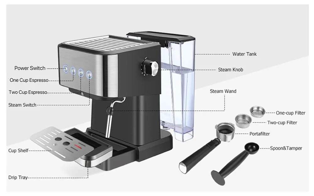 Coffee Maker，Espresso Machine Coffee, Espresso Maker