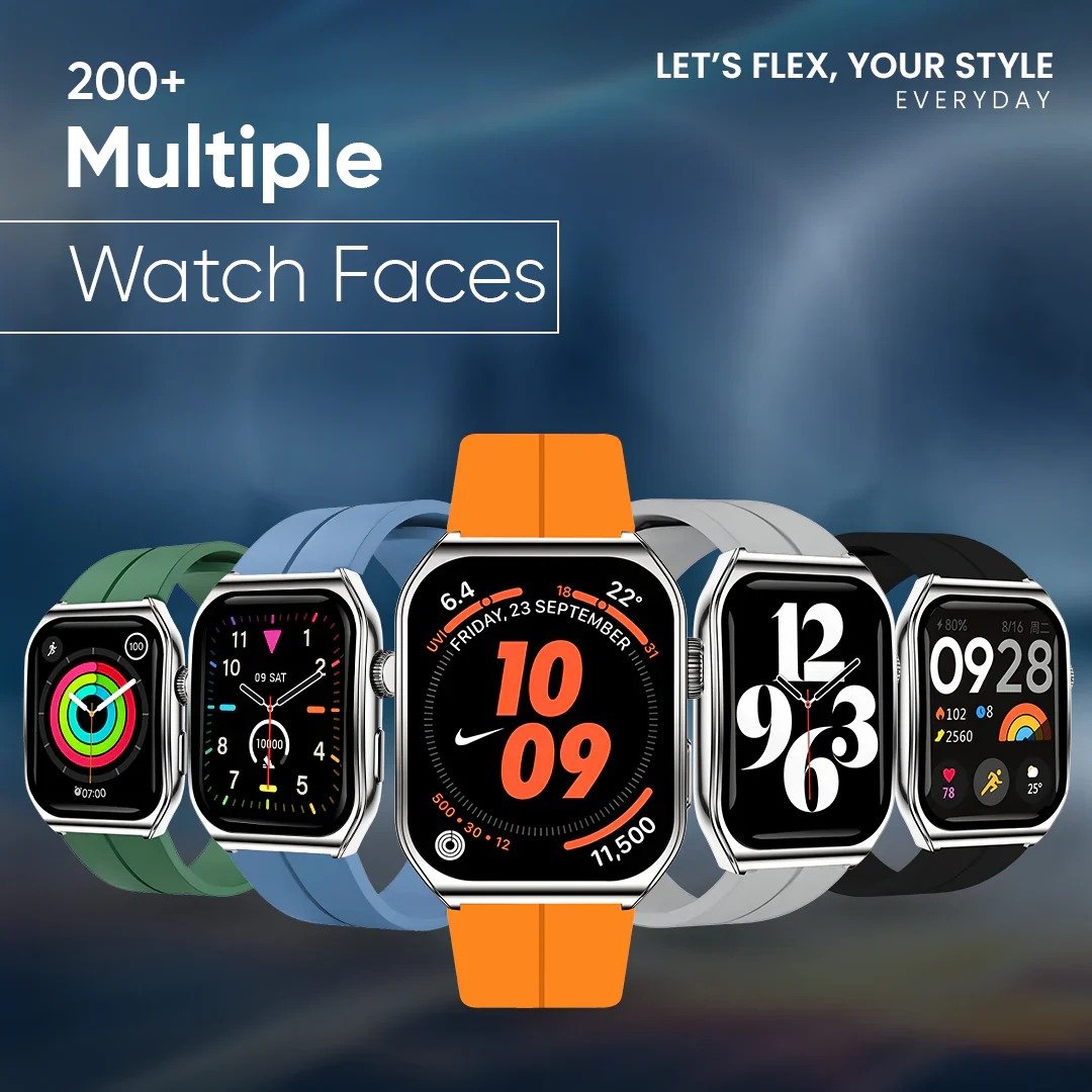 iCruze Pronto Flex Smart BT Calling Watch (Orange)